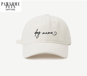 Dog Mom Hat - White