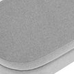 Grey Ottoman Oval Storage Bench, 43.5