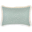 Cushion Cover-Coastal Fringe-Lunar Pale Mint-35cm X 50cm