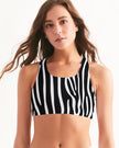 Graphic Zebra Women's Seamless Sports Bra