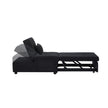 Black Linen Fabric Recliner Chair & Living Room Bedroom Furniture