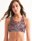 Petal Swirls Women's Seamless Sports Bra