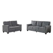 Dark Grey Corduroy Living Room Sofa Set (2+3 Seat)