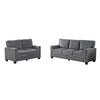 Dark Grey Corduroy Living Room Sofa Set (2+3 Seat)