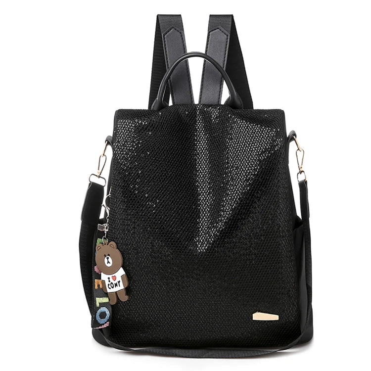 Oxford Cloth Sequin Backpack for Teenage Girls - High Capacity & Quality