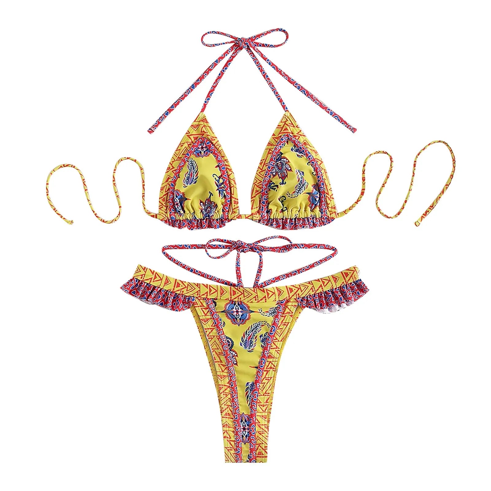 Ensemble de bain bikini sexy avec push-up pour le bain