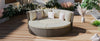 5-Piece Round Rattan Patio Sofa Set with Liftable Table & Washable Cushions