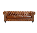 Canapé Chesterfield en cuir