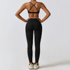 Women's 2-Piece Yoga Set with High Waist Leggings and Sports Bra