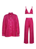 Glam Sequin Two-Piece Set: Sparkly Party Top & Pants for Women