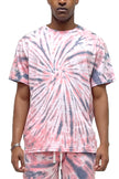 T-shirt tourbillonnant en coton Tye Dye