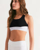 Graphic Chess Black & White Women's Seamless Sports Bra