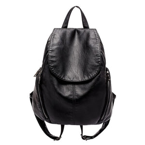 Fashion Women Genuine  Leather Backpack Backpacks for Teen Girls