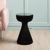 Table d'appoint en papier, petite jupe noire, meubles de maison, Table basse de luxe en papier Kraft, petites Tables d'angle rondes nordiques simples