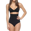 Shaper taille haute sans couture avec bas string noir