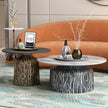 Elegant Japanese Marble Coffee Table Set – Modern, Nordic, French Design