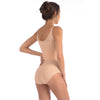 Portez votre propre soutien-gorge body shaper avec double panneau avant ciblé couleur chair