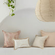 Cushion Cover-Coastal Fringe-Solid Natural-45cm X 45cm