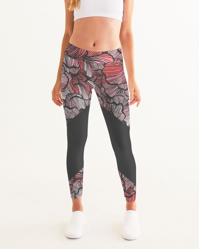 Petal Swirls Women's Yoga Pants