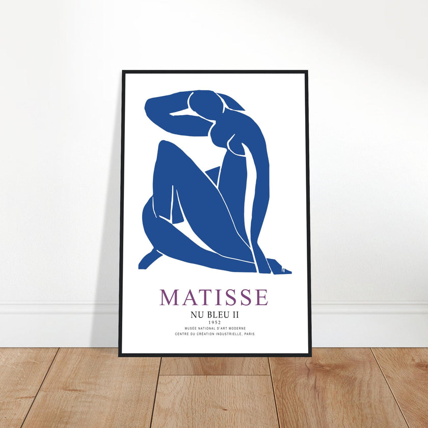 Henri Matisse Nu Bleu II (Blue Nude II) 1952 Artwork Poster
