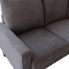 Dark Grey Fabric Sofa for Modern Living Room Style