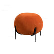 Tabouret rond créatif en velours