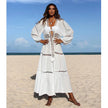 Lace Crochet Bikini Cover-Up Dress - Summer Beachwear for Women