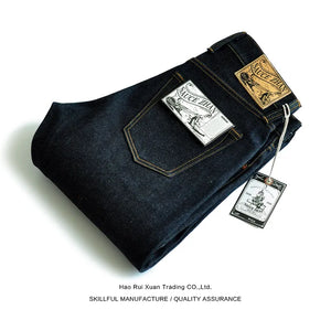 Saucezhan 316xx 18oz Raw Selvedge Denim Jeans – Vintage, Thick, Straight Fit
