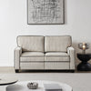 Corduroy Living Room Sofa Loveseat with Storage