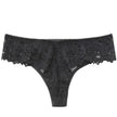 Sensual Lace Embroidered Thong – Temptation Low-Waist, Transparent Design