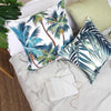 Cushion Cover-With Piping-Palm Trees White-45cm X 45cm