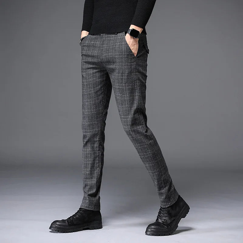 Stretch Casual Pants for Men - High Quality Business Trousers