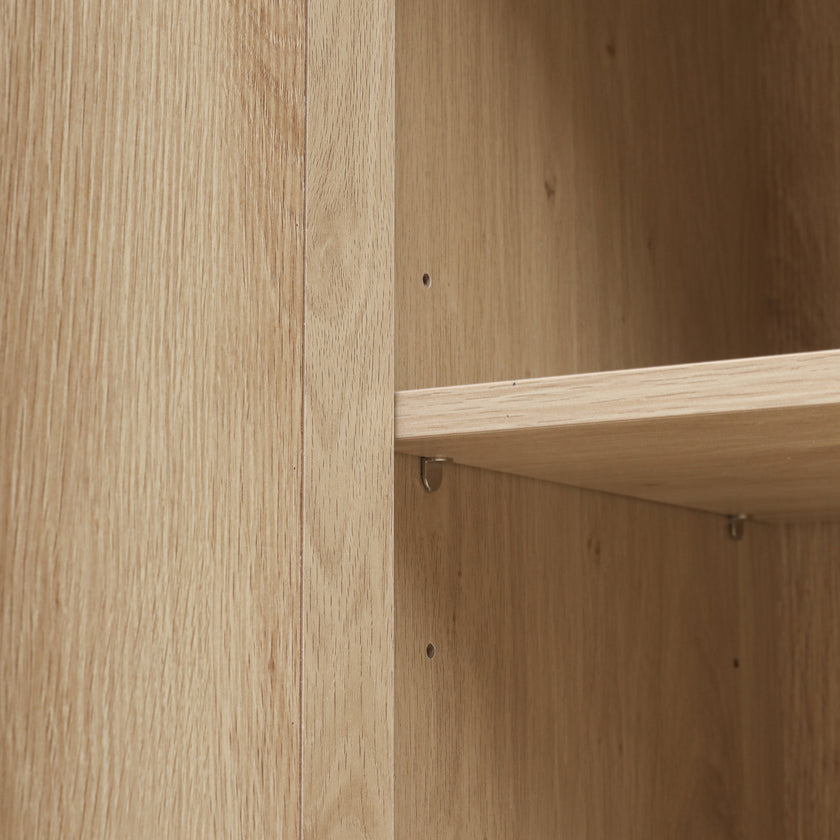 4 Door Accent Cabinet Sideboard Buffet Storage Cabinet with Adjustable Shelf for Entryway Living Room Bedroom