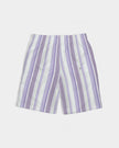 Lavender Stripes Kid's Swim Trunk