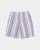 Lavender Stripes Kid's Swim Trunk