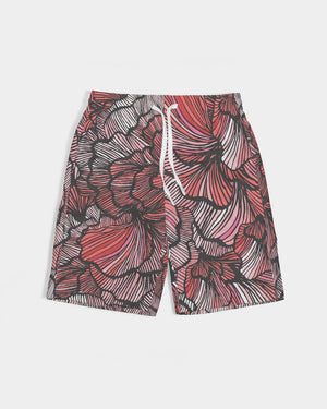 Petal Swirls Kid's Swim Trunk