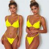 Elegant Women's Summer Beach Dress & Bikini Set - Pure Color