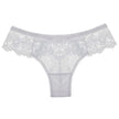 Sensual Lace Embroidered Thong – Temptation Low-Waist, Transparent Design