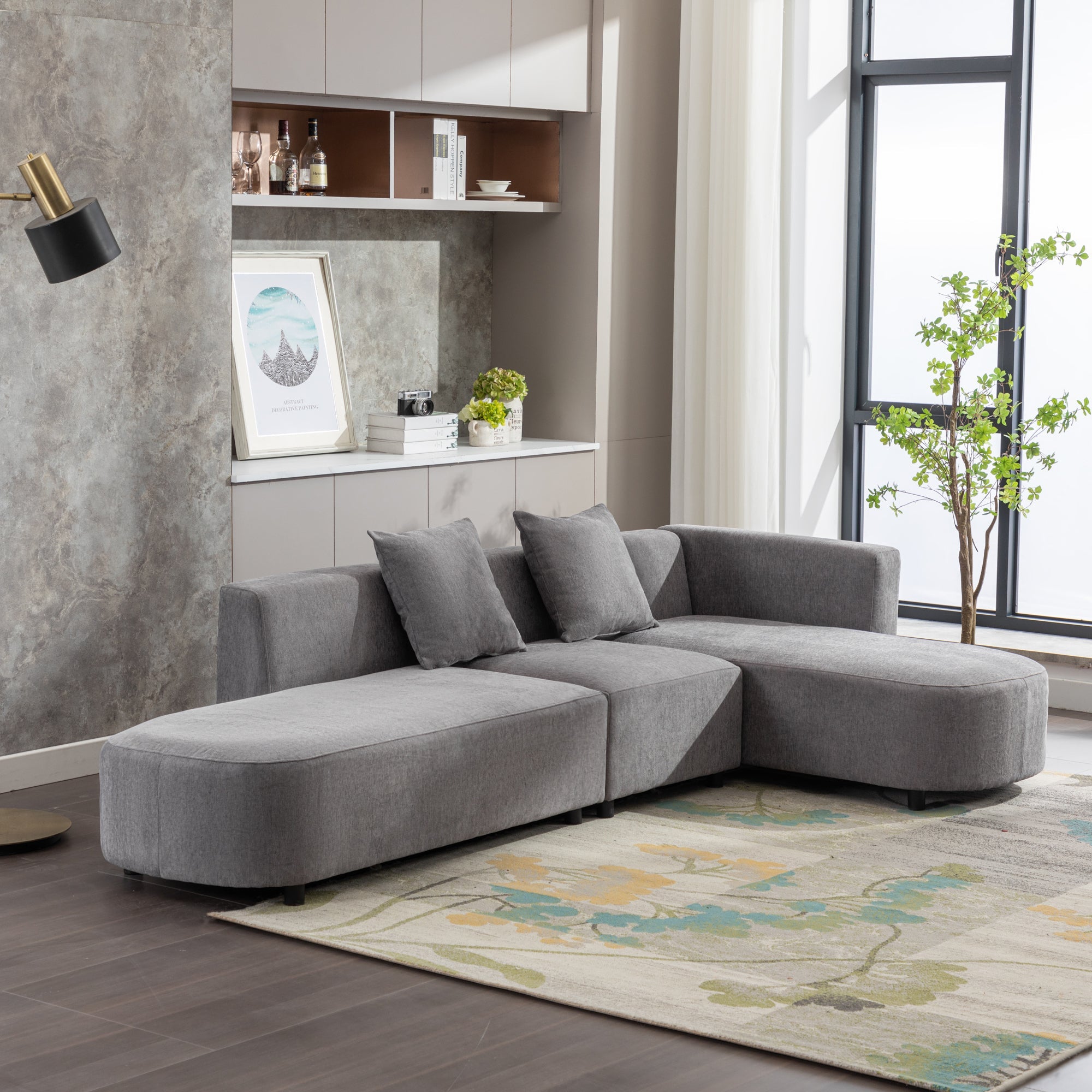 Luxury Modern Upholstered Sofa for Elegant Living Room Style