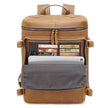 Men's Custom Leather Laptop Backpack