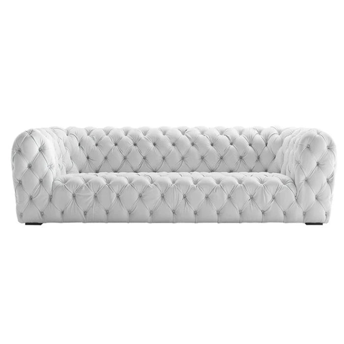 Canapé Chesterfield 3 places en velours