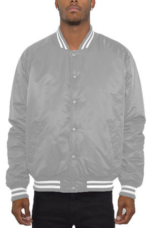 Classic Varsity Windbreaker Bomber Jacket