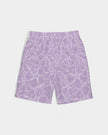 Lavender Floral Kid's Swim Trunk