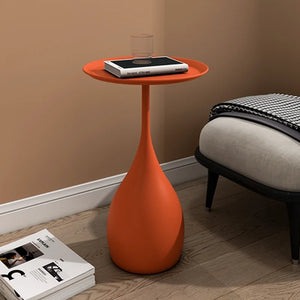 Elegant Nordic Sofa Side Table: Light Luxury Mini Round Coffee Table