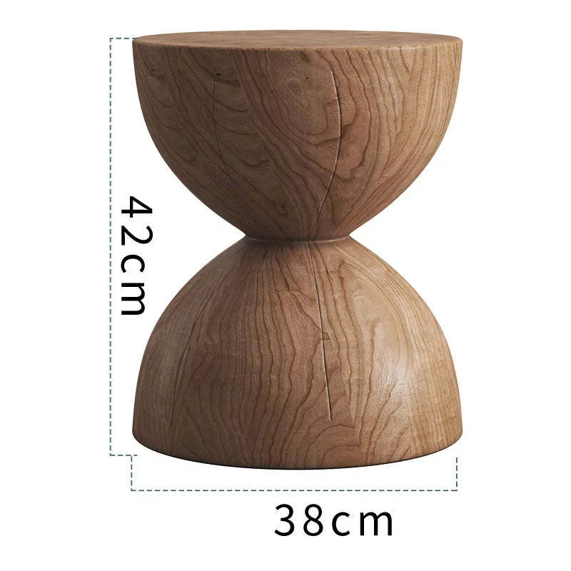 Table d'appoint créative en bois