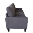 Dark Grey Fabric Sofa for Modern Living Room Style