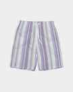 Lavender Stripes Kid's Swim Trunk