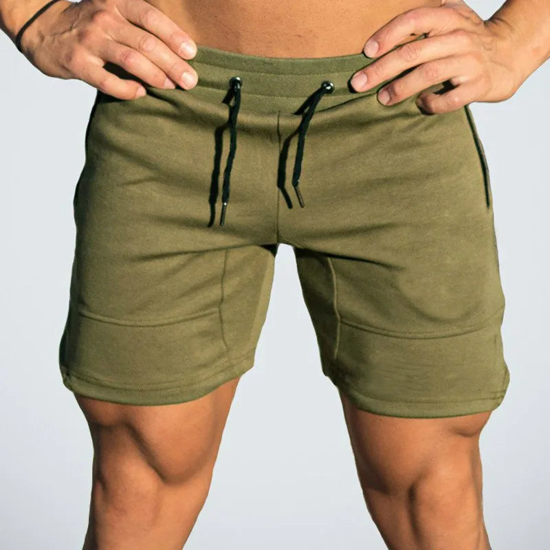 Men's Casual Solid Color Fitness & Bodybuilding Shorts