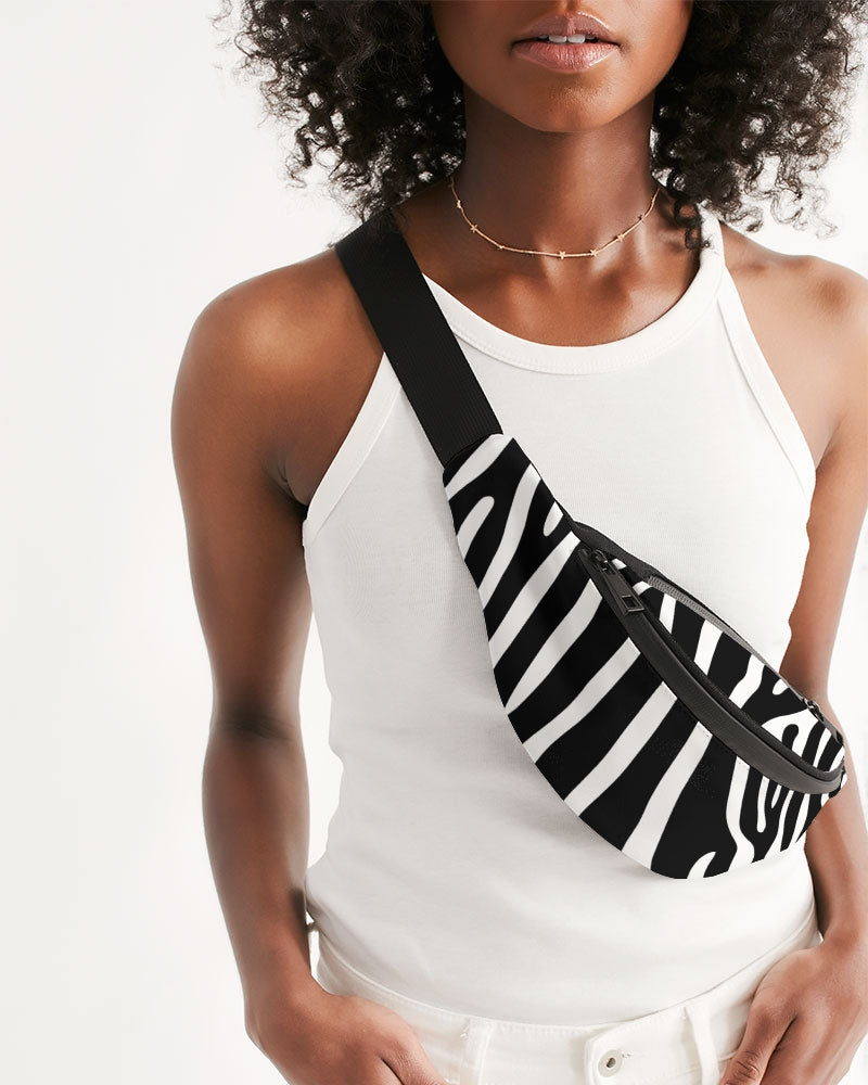 Tribal Zebra Crossbody Sling Bag