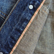 Distressed Selvedge Denim Motorcycle Jacket - American Casual Style